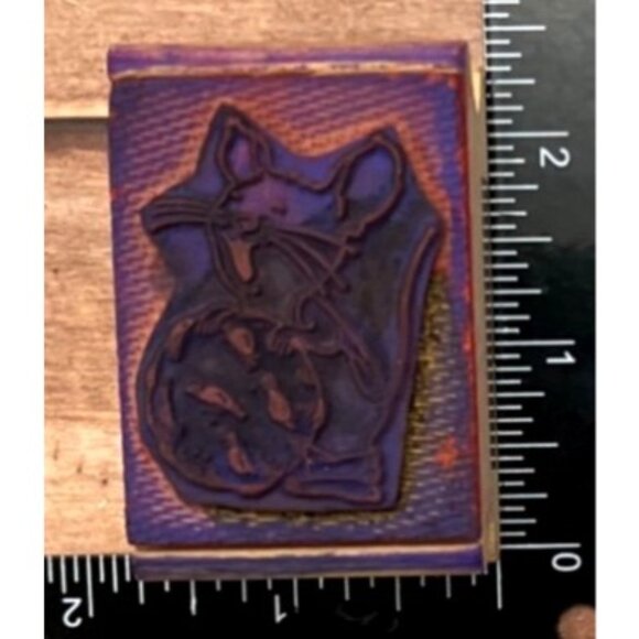 Kidstamps #609 Mouse With Cookie Felicia Bond Wood Mounted Rubber Stamp - Picture 3 of 8